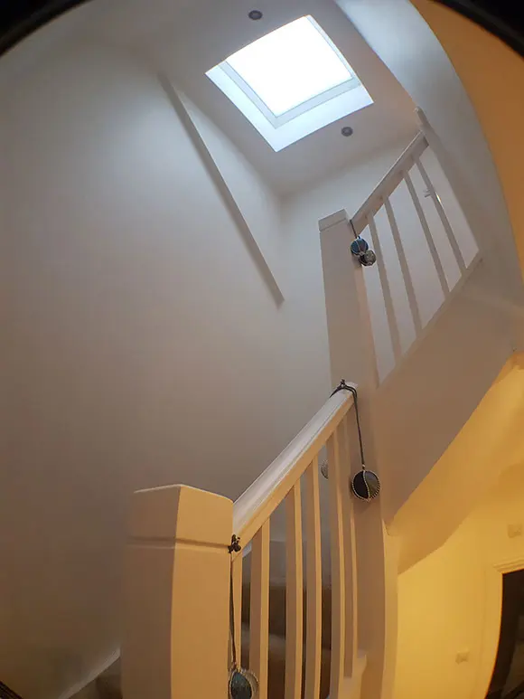Stairs to the new floor