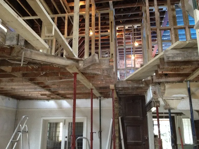 Floors and ceilings out