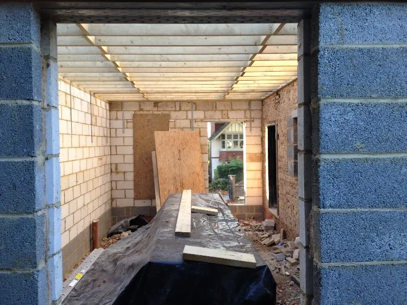 The new rear extension