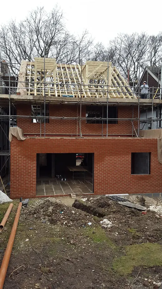 Rear openings formed
