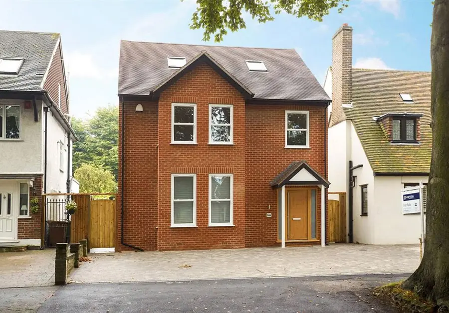 The new build detached house at Beeches Avenue
