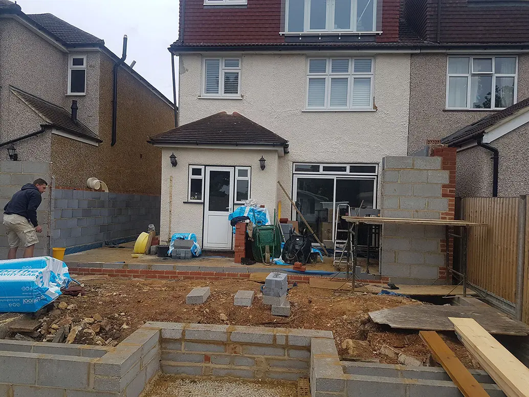 Footings and first courses