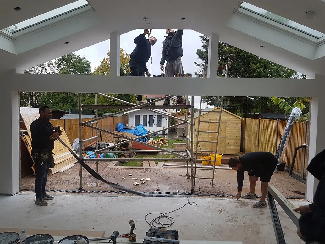Glazing the gable
