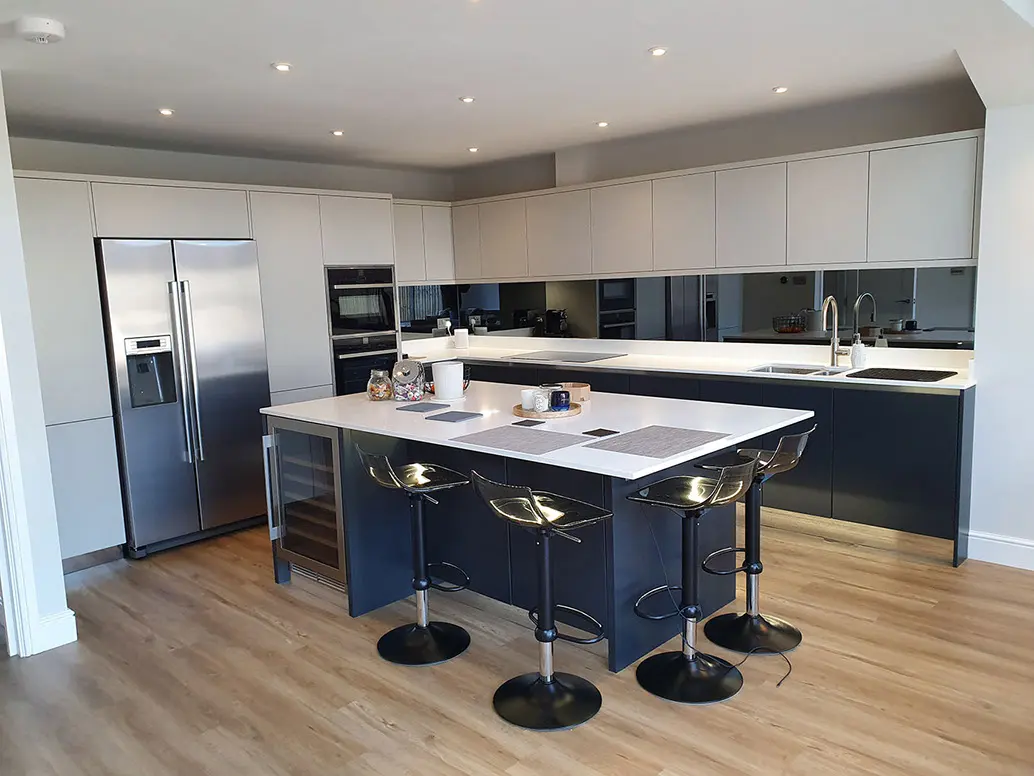 The finished kitchen