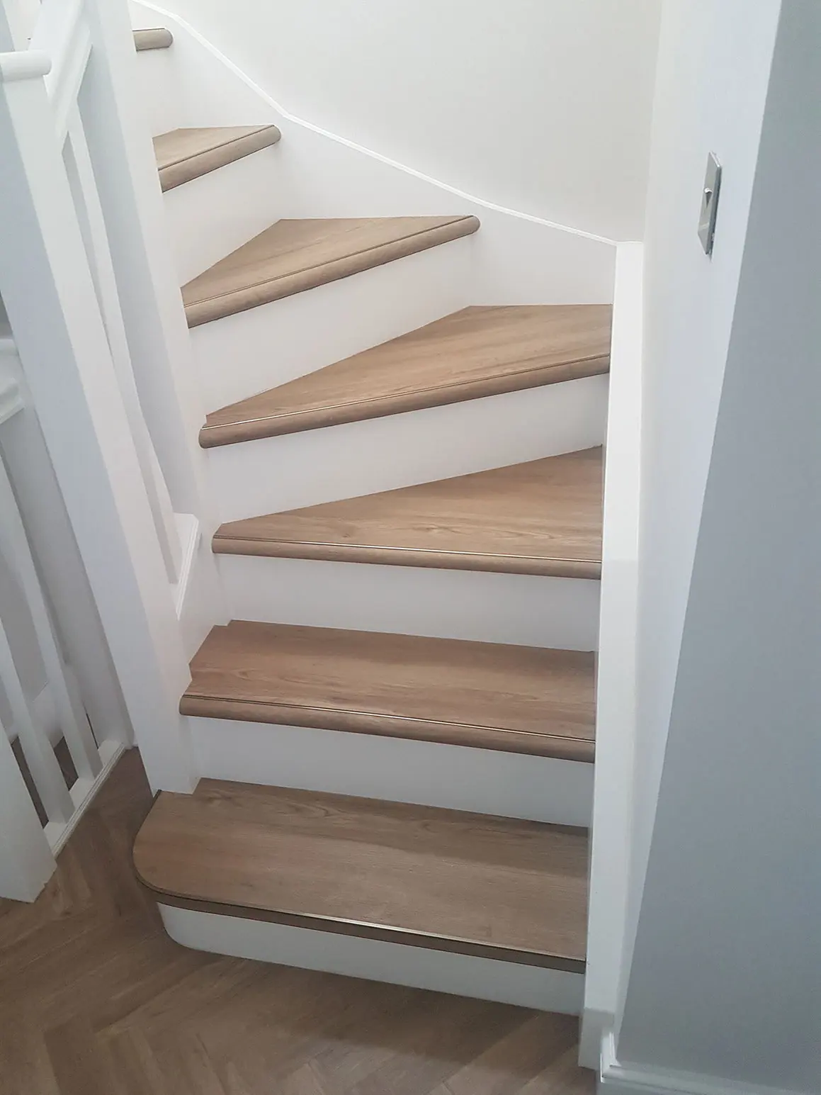 New oak stairs
