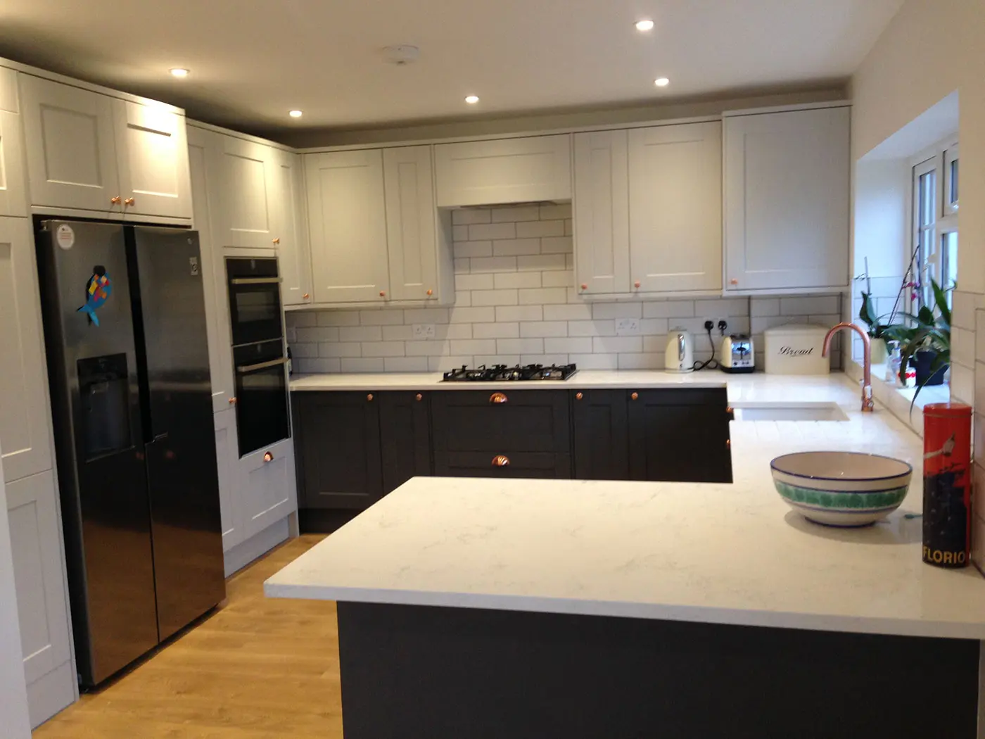 The finished kitchen