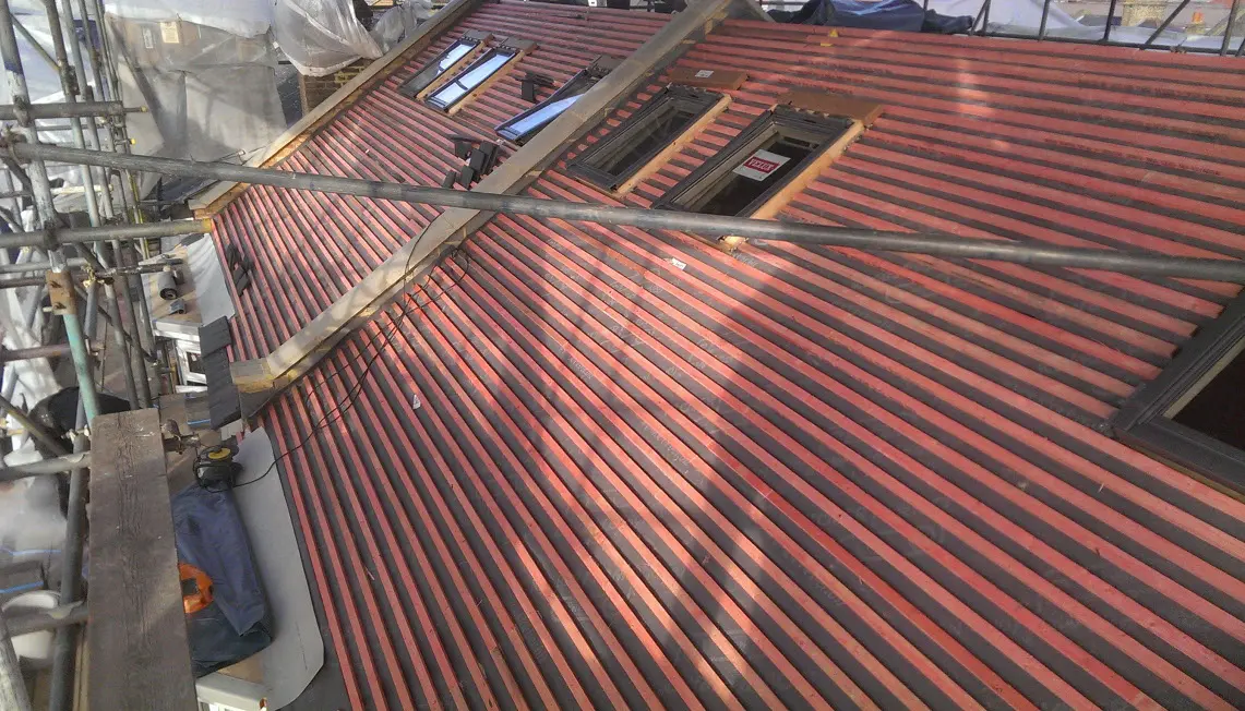 Battens and felt