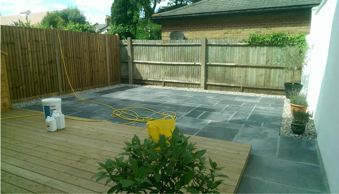 Rear patios