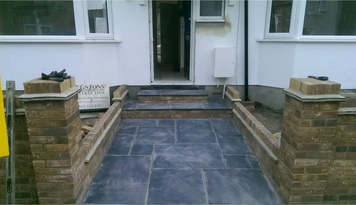 The front path
