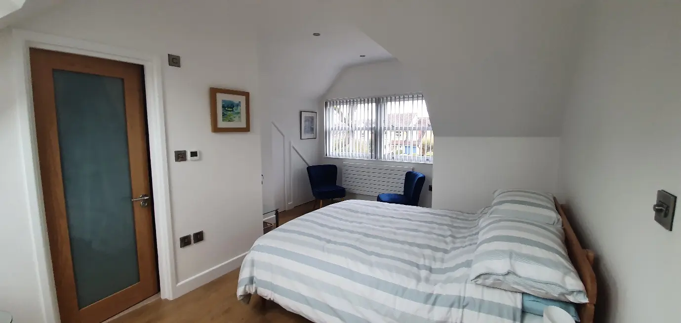Bedroom under the dormer