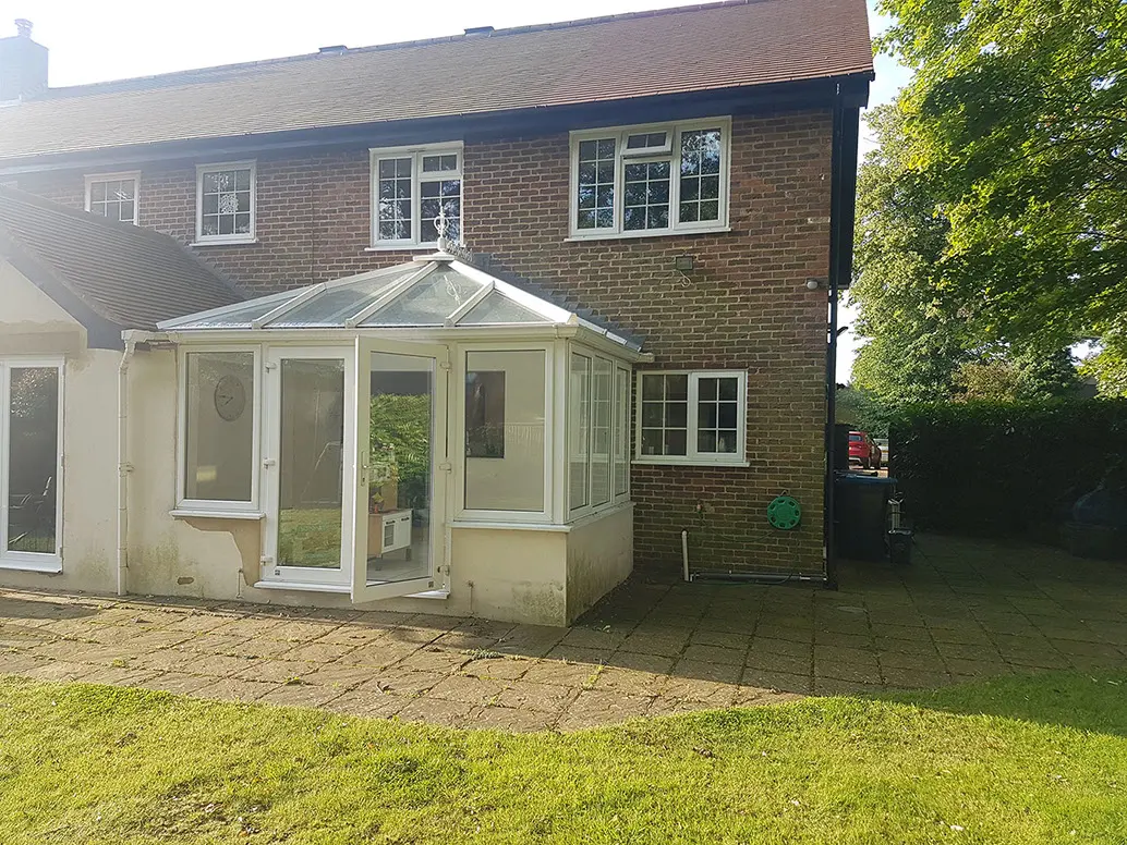 The old conservatory