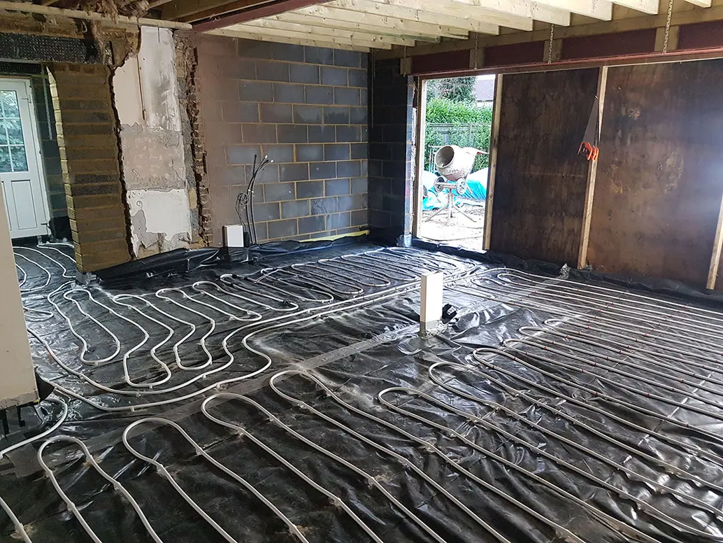 Underfloor heating coils
