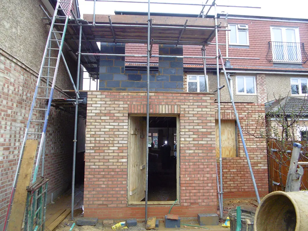 The double-storey extension