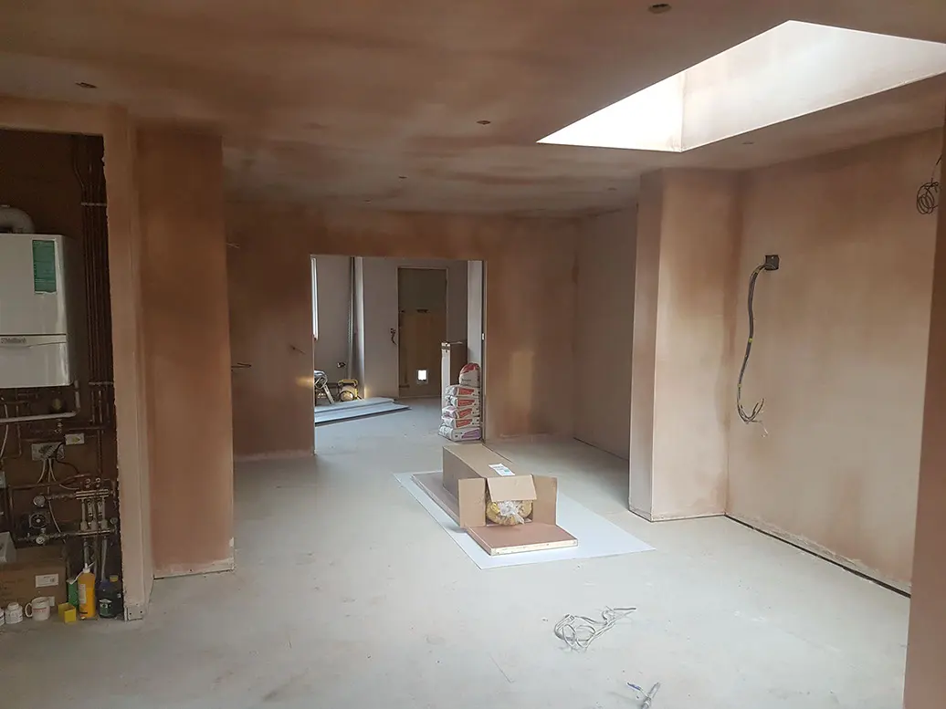 Plastering through