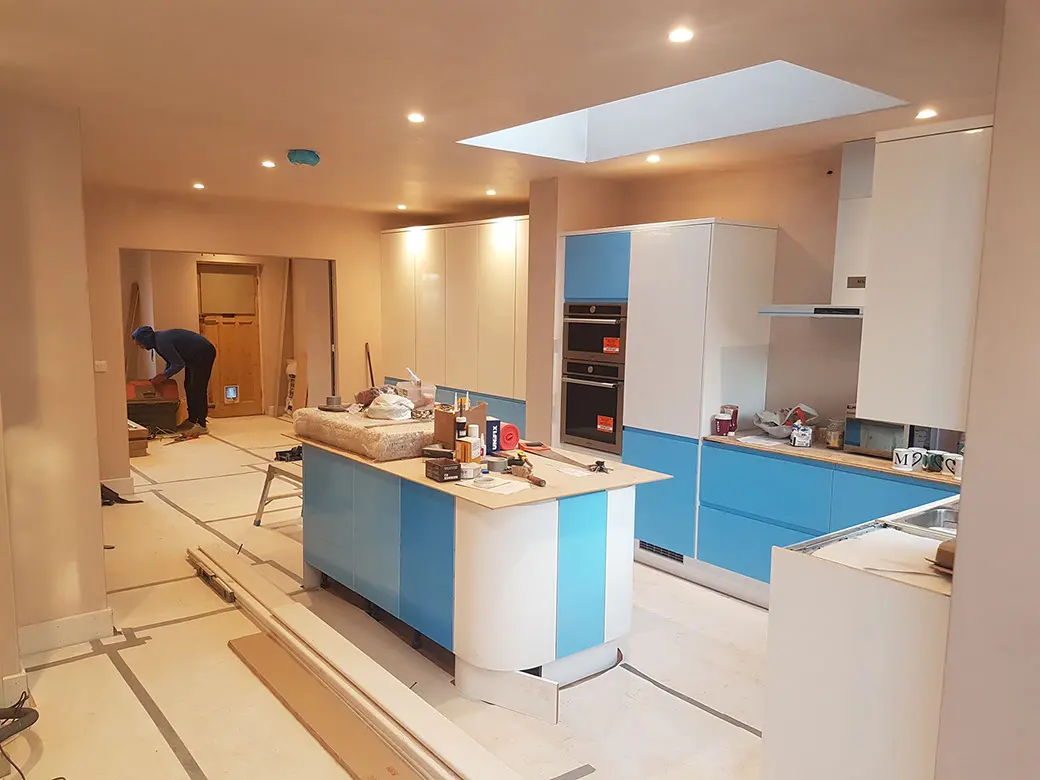Kitchen going in