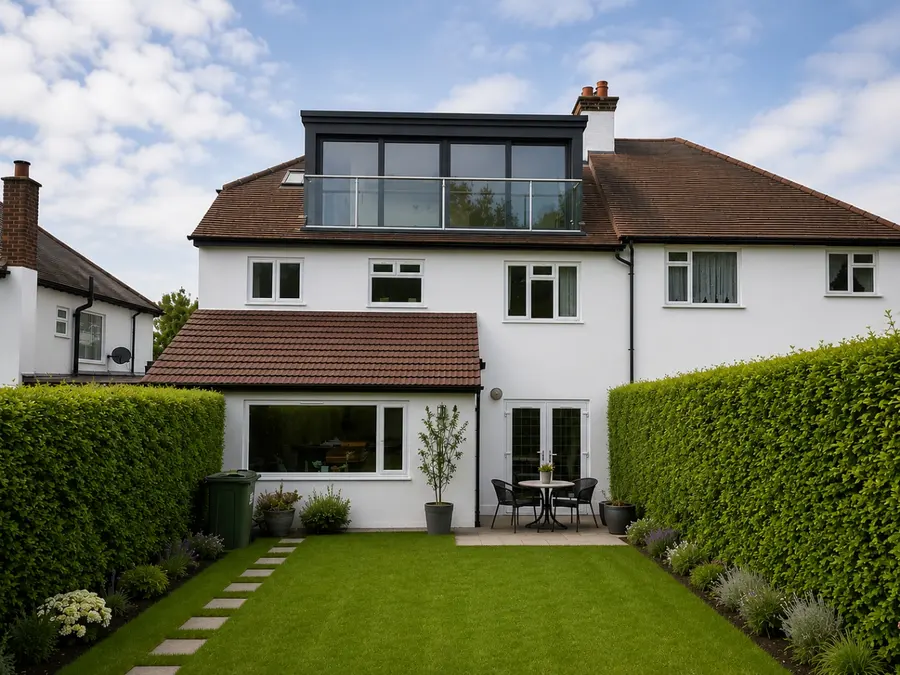The lead-clad dormer loft conversion at Sunnymead Avenue