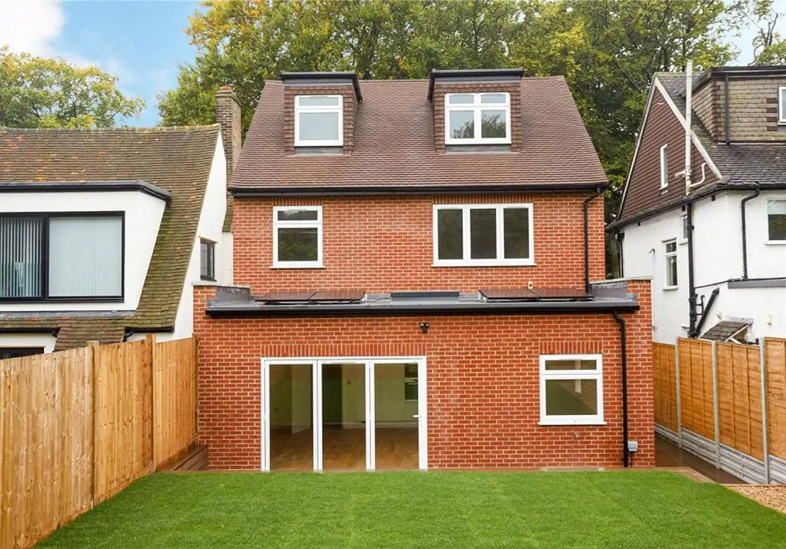 A finished new build detached family home at Beeches Avenue, Carshalton Beeches