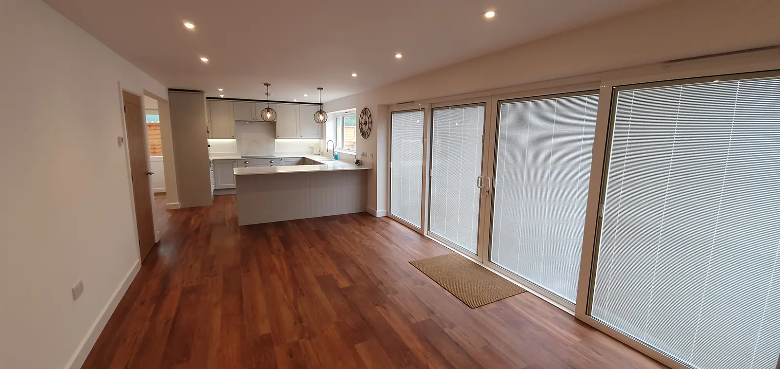 Kitchen and living space