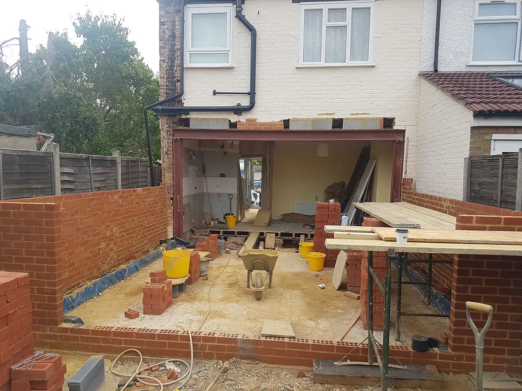 Steels and brickwork