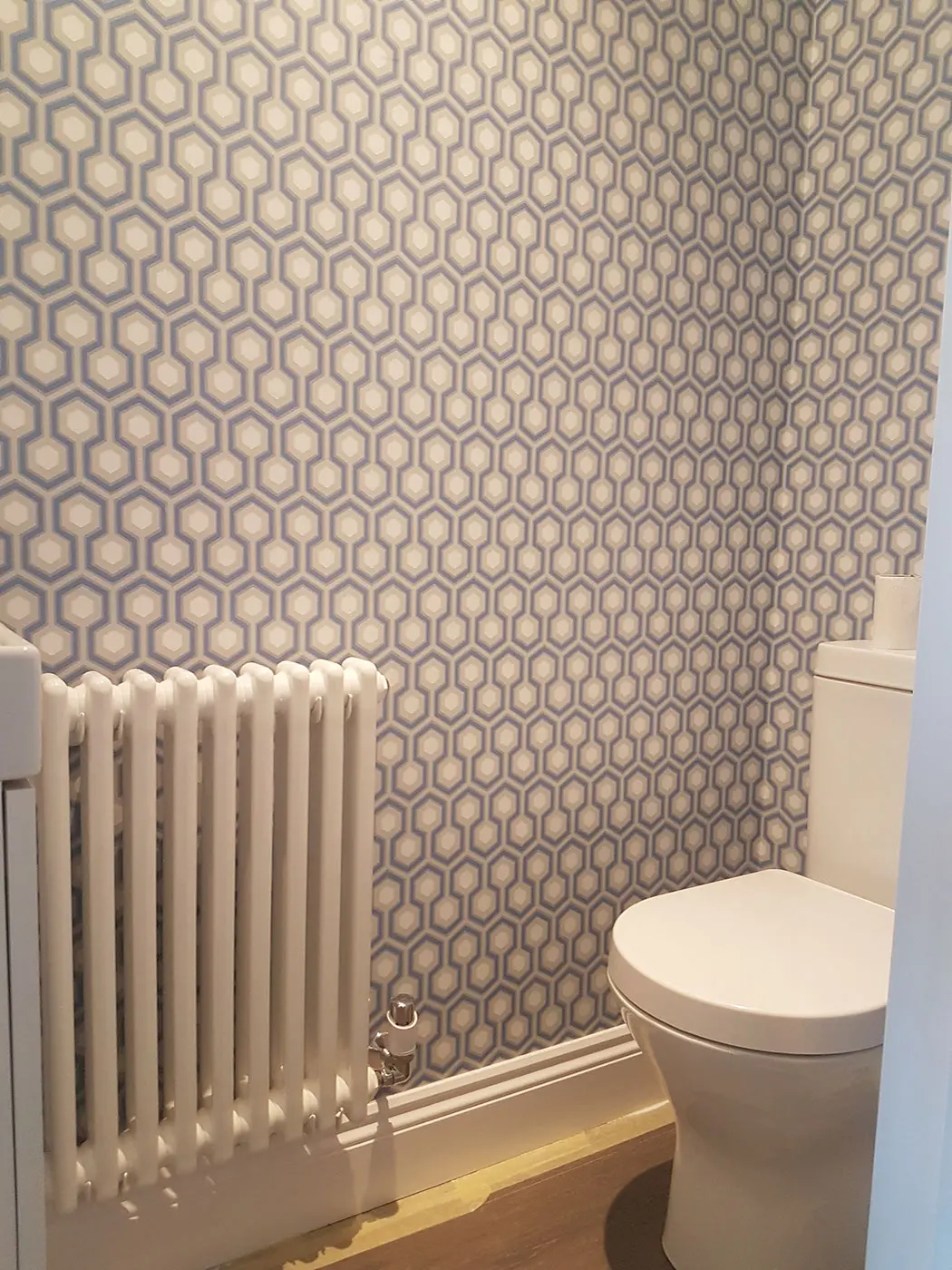 Cloakroom wallpaper