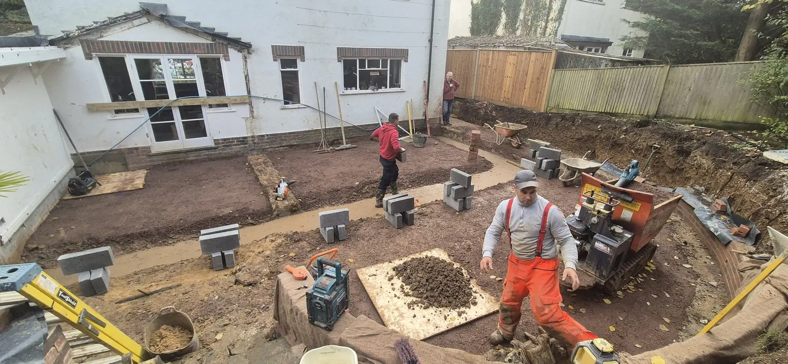 Groundworks under way