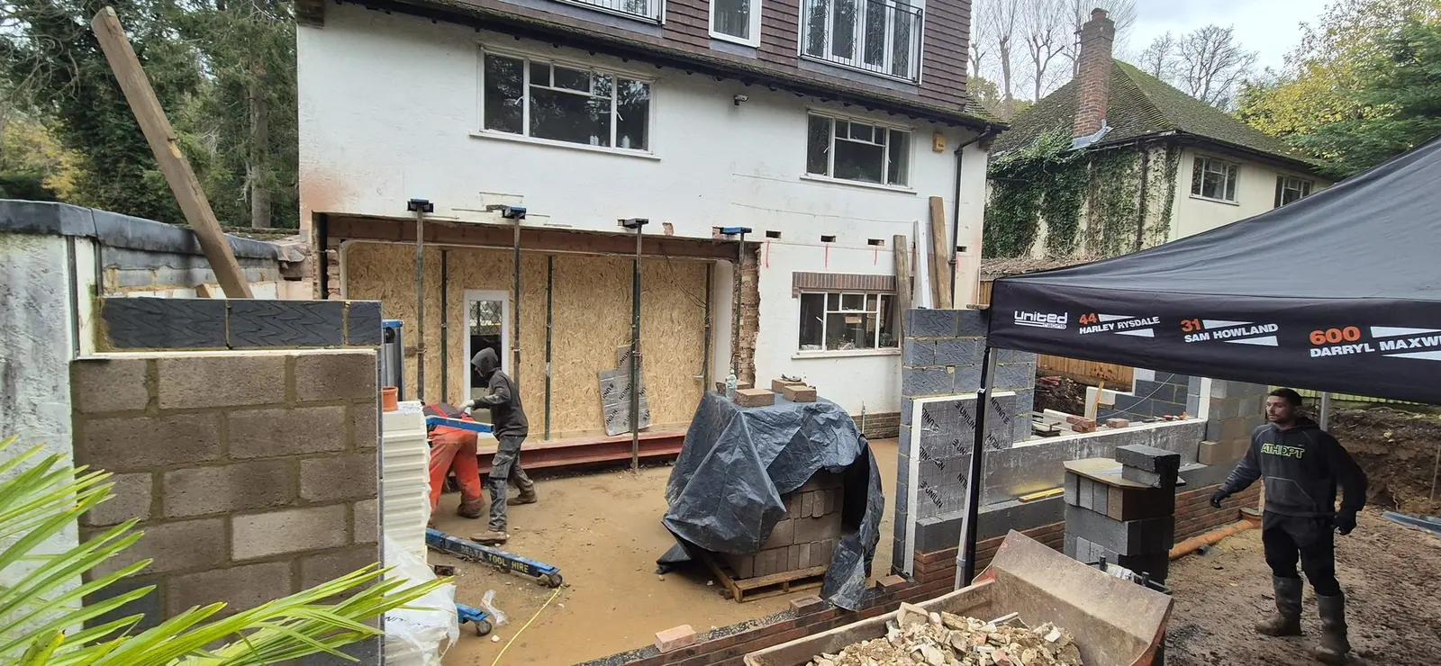 Structural work in progress
