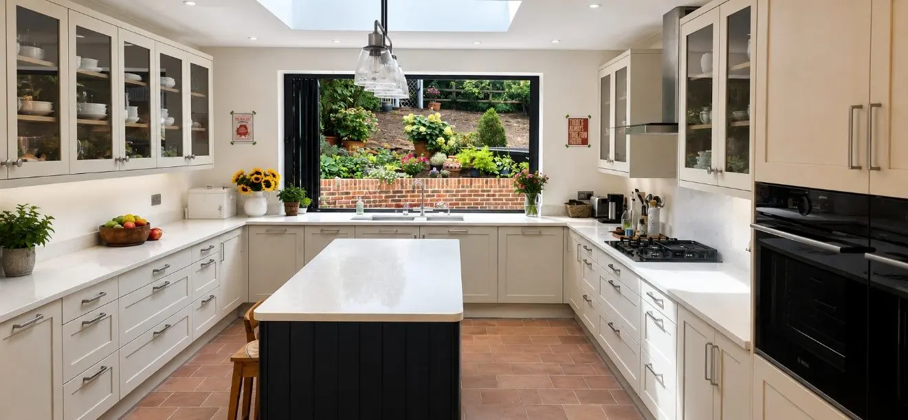 The finished kitchen